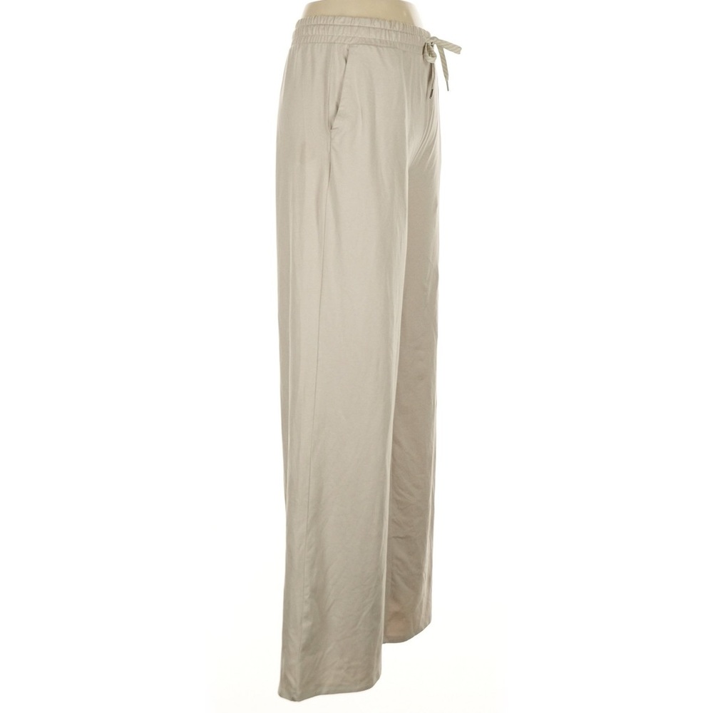 New Vuori Halo Essential Wide-leg Pants Ecru Heather Large TALL/LONG! - Picture 5 of 8